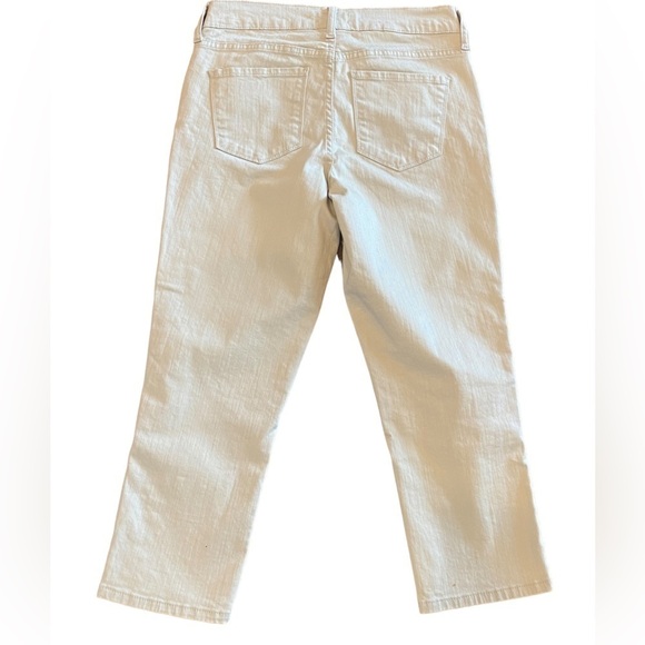 NYDJ Alina Skinny Embroidered Capri Jeans Lift Tuck Size 2 - Picture 7 of 12
